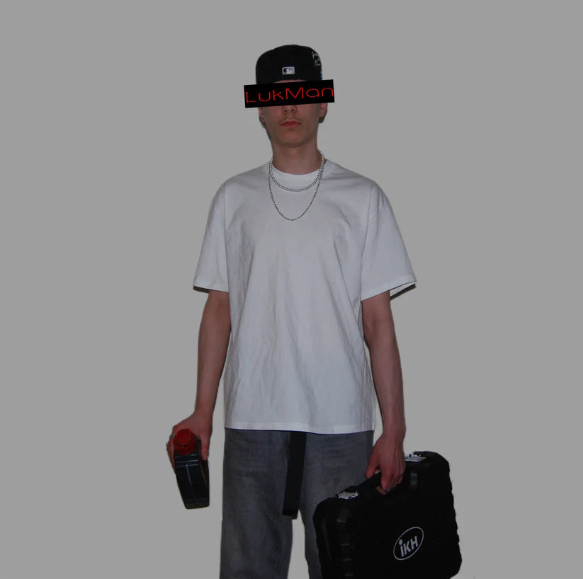 LukMan T-paita valkoinen
